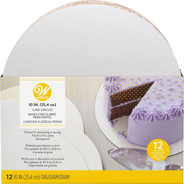 Wilton Cake Circles, 10-in, 12-pc X9