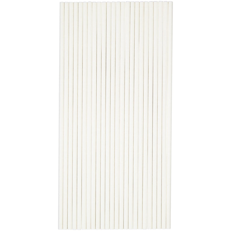 Wilton Lollipop & Cake Pop Stick, White, 8-in, 25-pk, for Baking/Cake Decoration I5