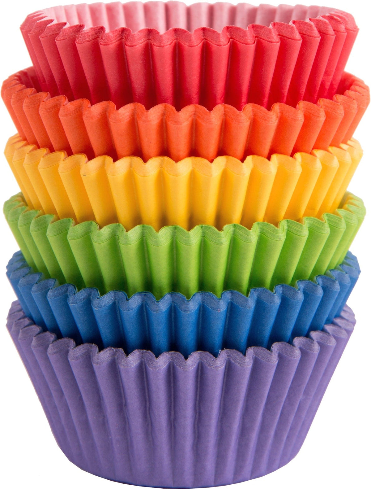 Wilton Paper Baking Cups, Rainbow, 2-in, 150-pk