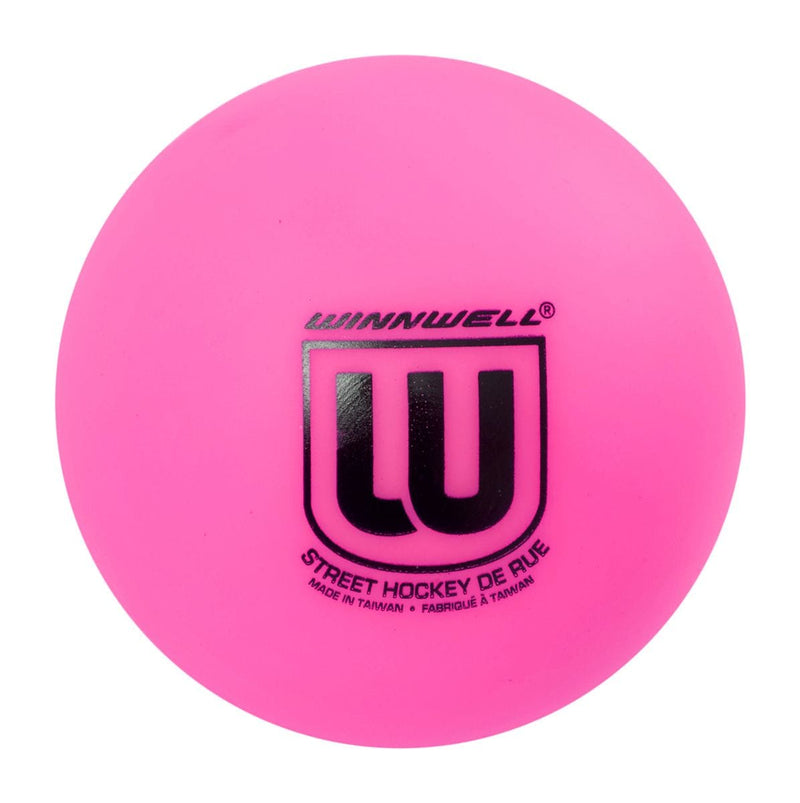 Winnwell Cold Weather Street Hockey Ball, Pink H9