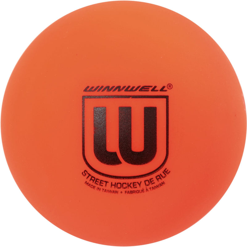 Winnwell Street Hockey Medium Ball, Orange, 65mm, 50g W9