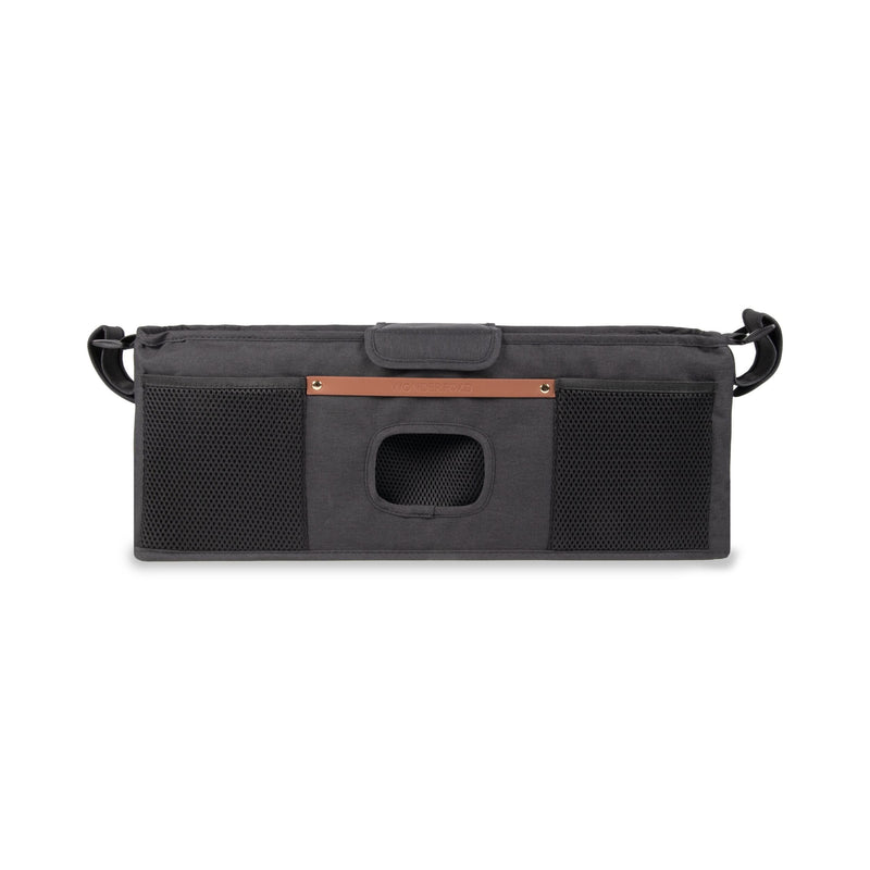 WonderFold Parent Console with 4 Insulated Cupholders, Black P9