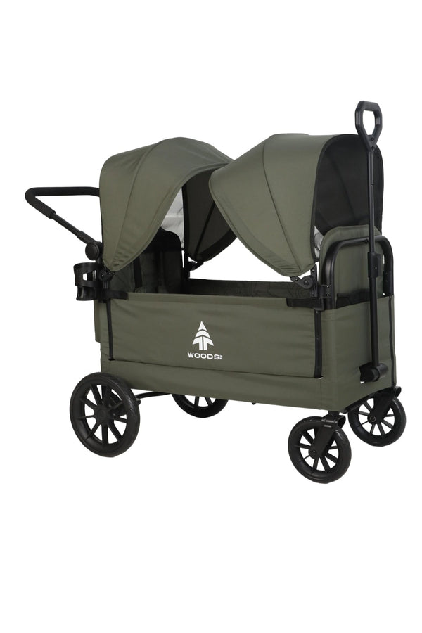 Woods Adjustable Stroller Wagon, Green Q8