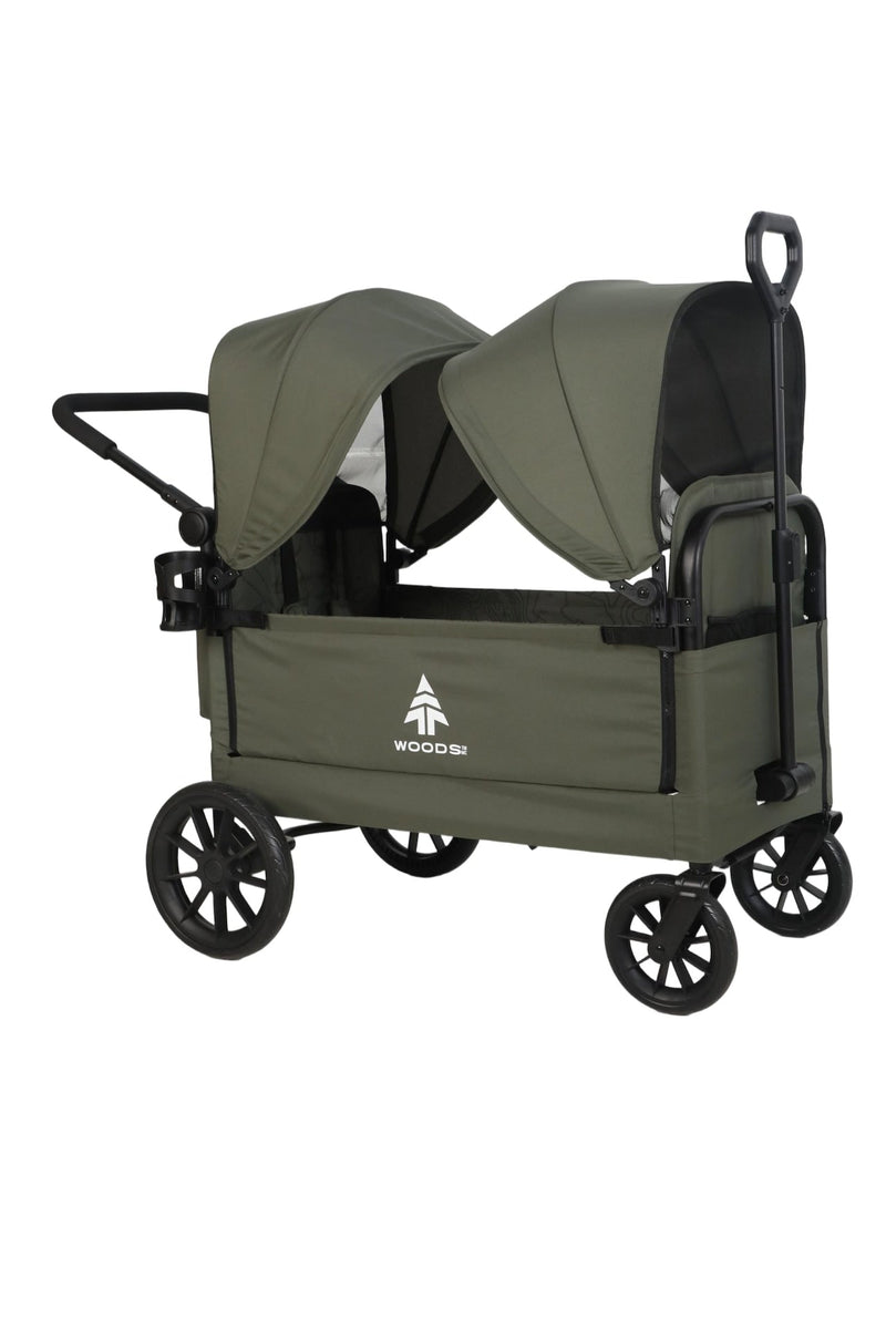 Woods Adjustable Stroller Wagon, Green Q8