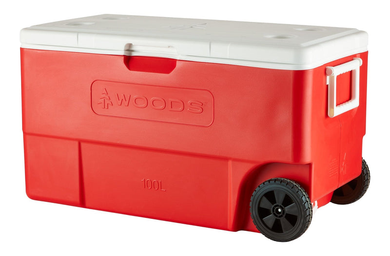 Woods Boreal Wheeled Camping Cooler, 130-Can, 100-L C7