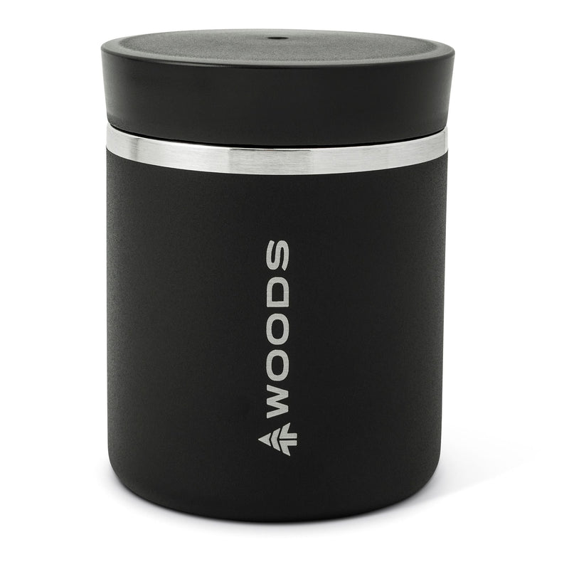 Woods Double Wall Insulated Stainless Steel Portable Reusable Food Jar, BPA-Free, 16-oz R6