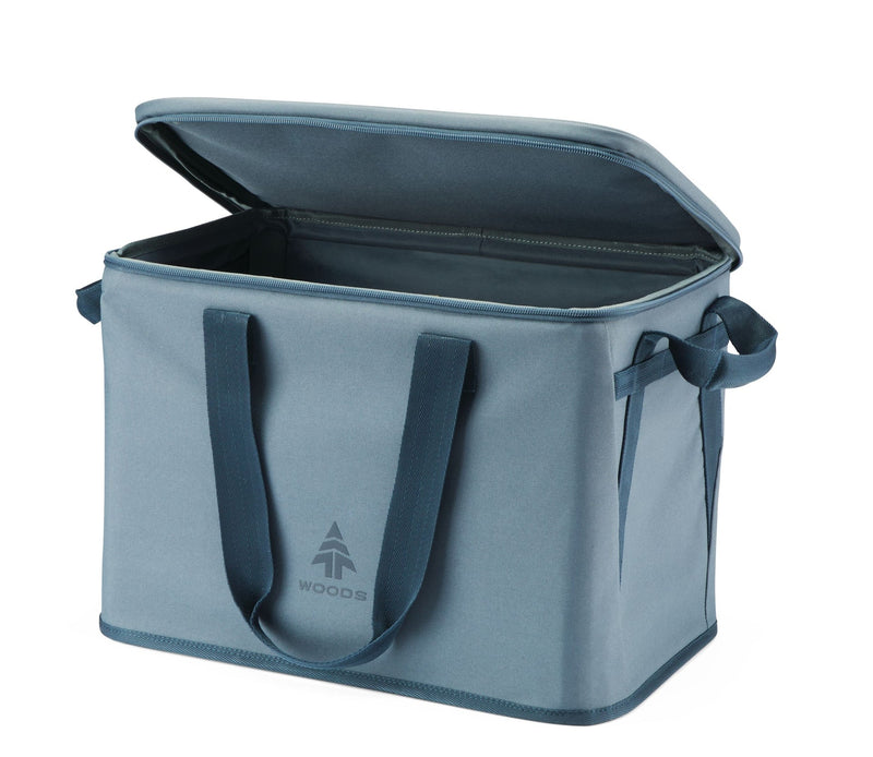 Woods Haul Portable Collapsable Camp Gear Storage Tote, 32-L J7