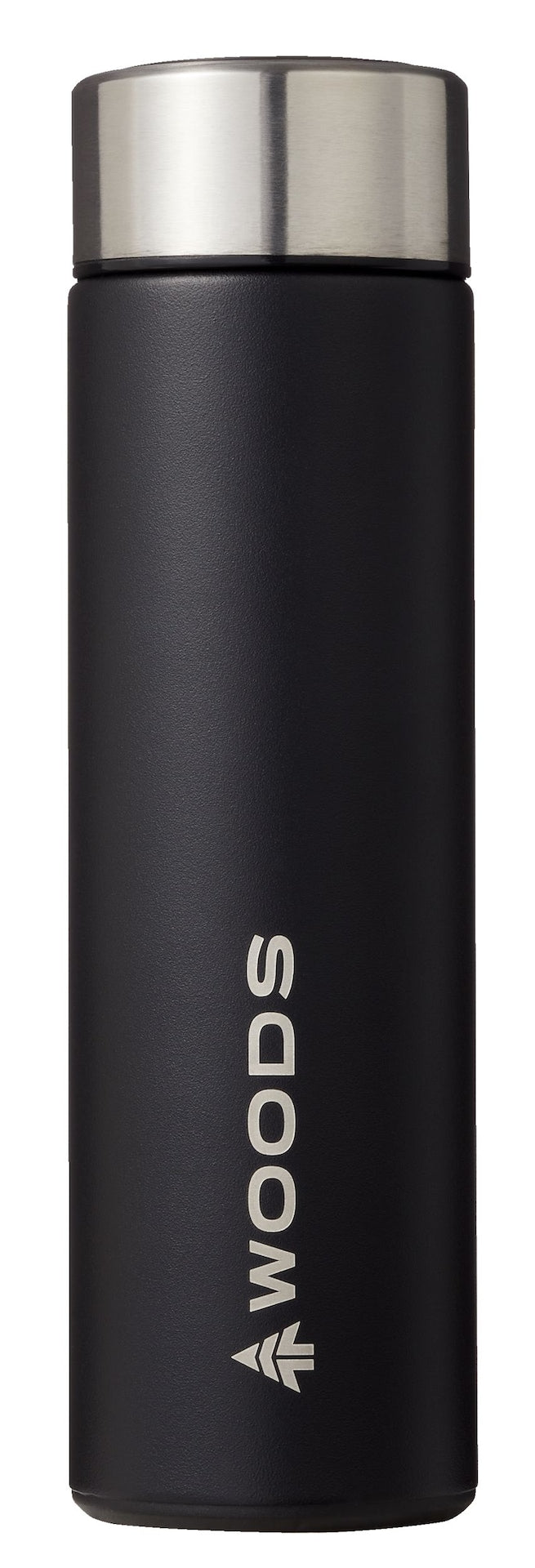 Woods Leak-Tight Tumbler, 16.9-oz, Stainless Steel, Leak-Proof, Black, Medium X6
