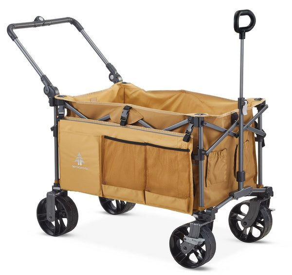 Woods Overlander Fully Equipped Folding Wagon, 102-kg Capacity H6