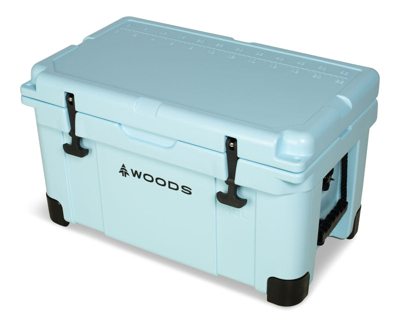 Woods Roto-Moulded Cooler, Light Blue,35 L P7