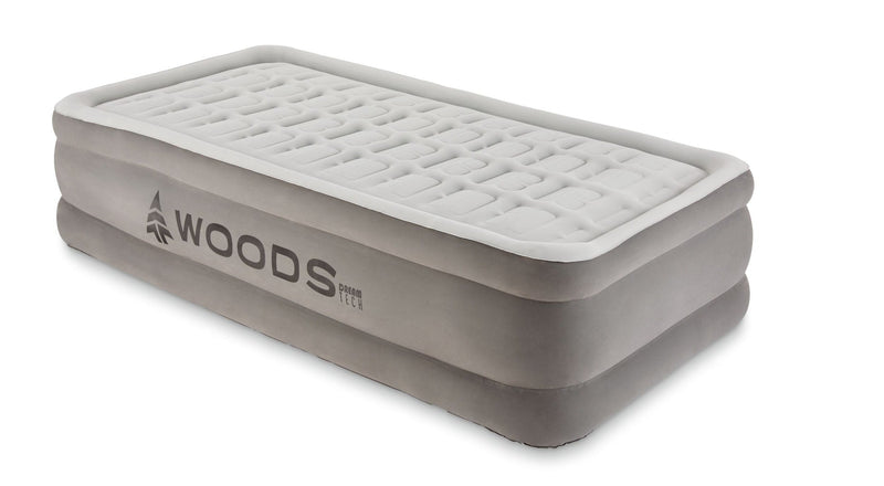Woods Tritech Double-High Air Mattress with Built-In 120V Pump, Twin H5