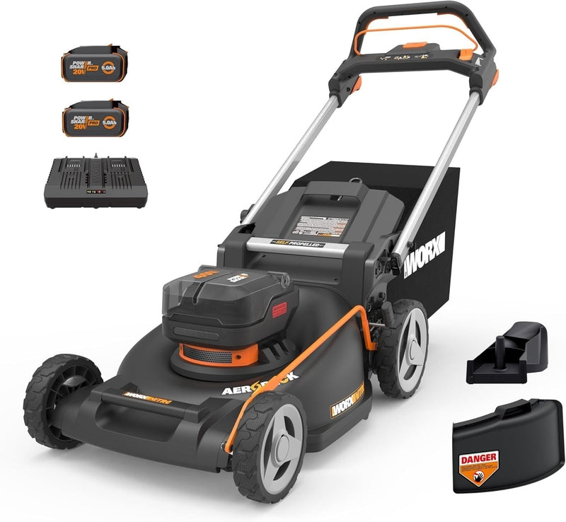 Worx 40V Nitro PowerShare 3-in-1 Self-Propelled 21-in Lawn Mower Y8