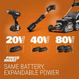 Worx 710 PSI 1.0 GPM 20V Hydroshot 5-in-1 Portable Electric Power Cleaner