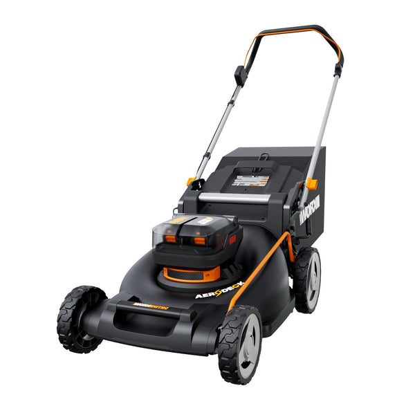 Worx NITRO 3-in-1 40V Push Poly Mower with IntelliCut, 21-in H2