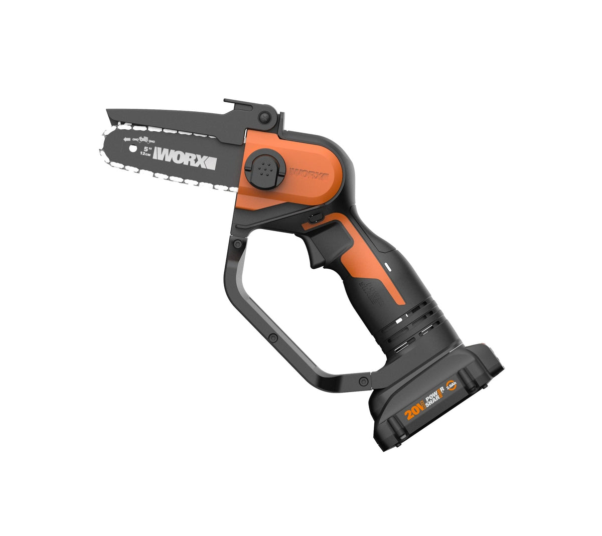 WORX WG324 20V Power Share Cordless Pruningsaw, Battery & Charger Included, 5-in