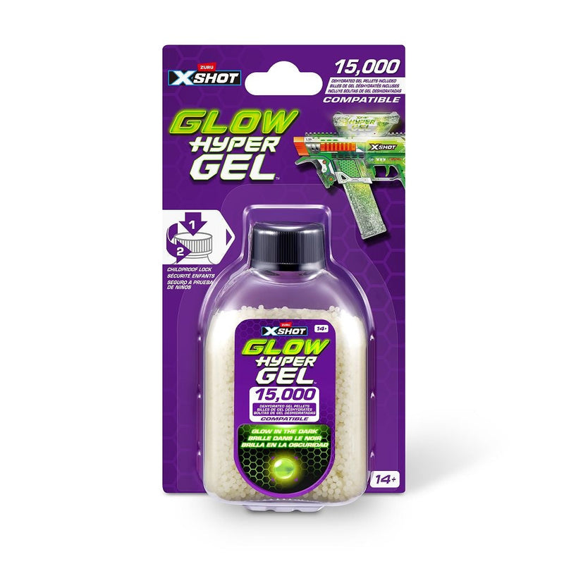 X-Shot Hyper Gel Glow Pellet Refill Pack with 15000 Hyper Gel Pellets E1