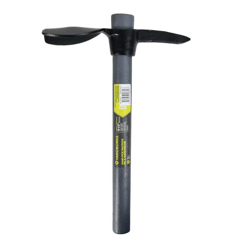Yardworks 10-in 2.5-lb Hand Pick/Mattock, Hardwood Shaft J8
