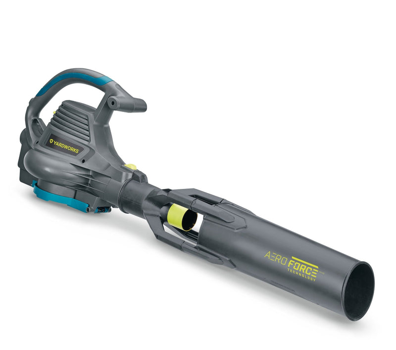 Yardworks 12 Amp Electric Leaf Blower/Vacuum with Aero Force Technology Black A0