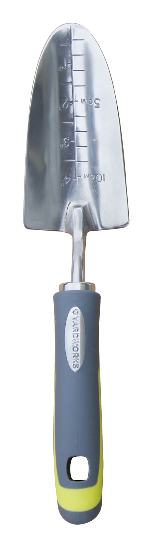 Yardworks 12-in Stainless-Steel Hand Transplanter with Rubber Handle Y4