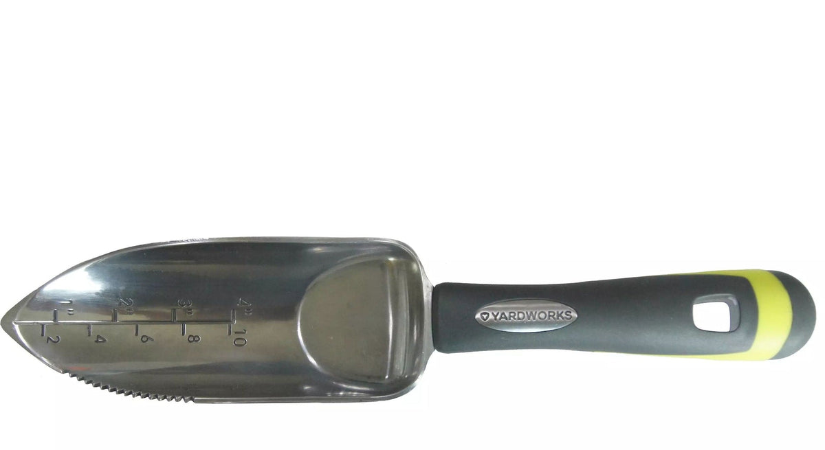 Yardworks 14-in Aluminium Hand Transplanter with Rubber Handle, XL