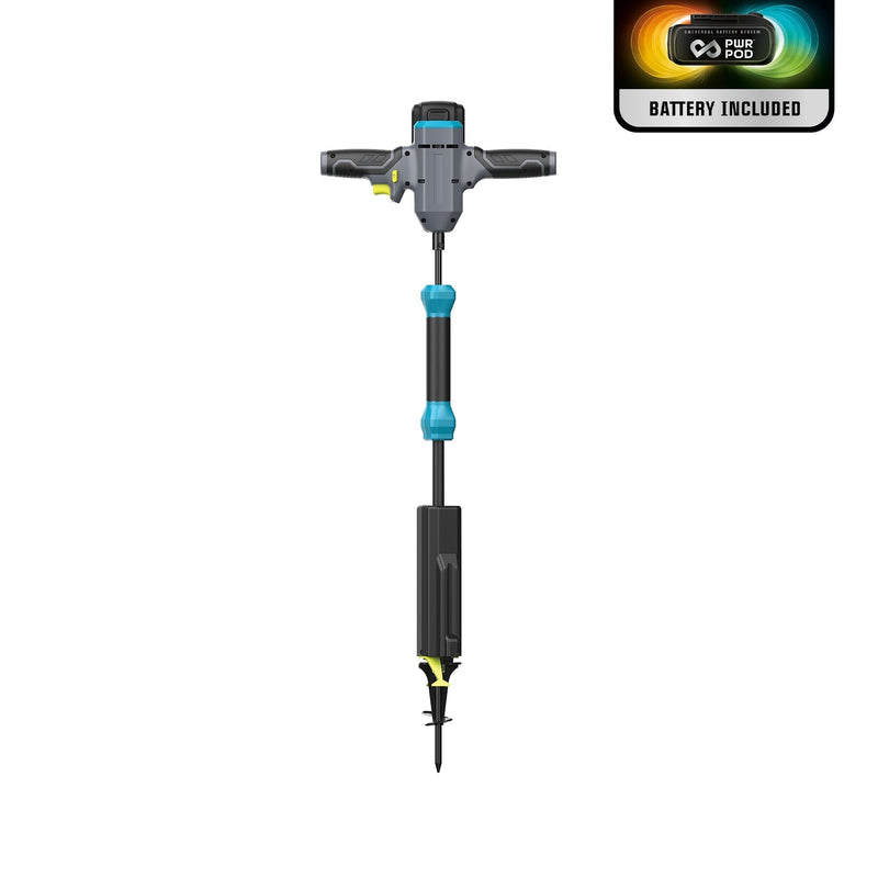 Yardworks 20V Cordless Lawn Weeder, with PWR POD 2.0Ah Battery and Charger U5