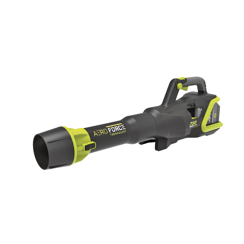 Yardworks 48V Lithium Ion Max Brushless AeroForce 2.0 750 CFM Leaf Blower Kit with (1) 4.0Ah Battery & (1) 2.0A Charger M9