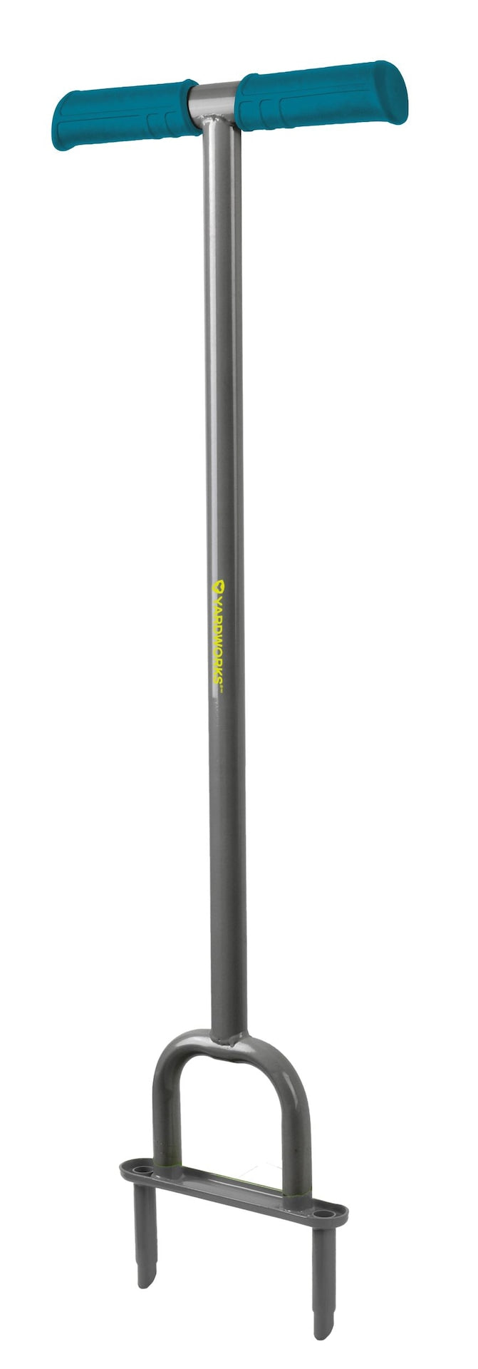 Yardworks Heavy-Duty 2-Prong Steel Garden Lawn Coring Aerator D5