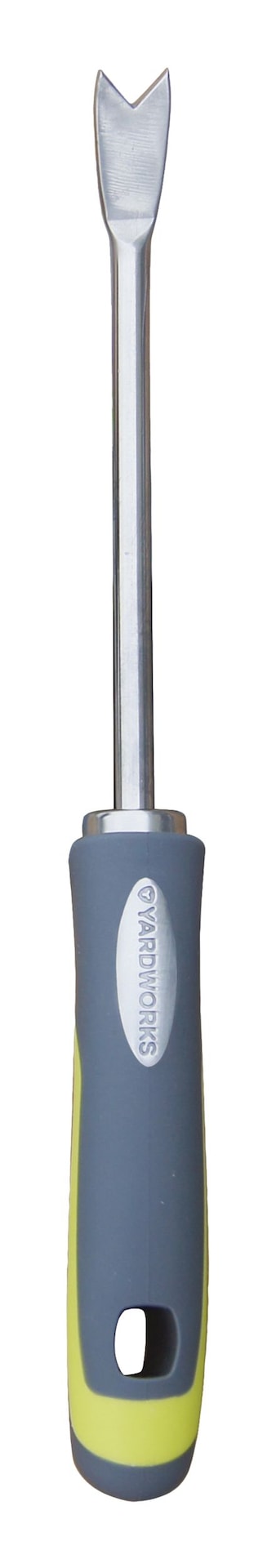 Yardworks Stainless-Steel Hand Weeder with Rubber Handle L0