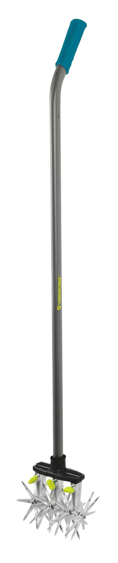 Yardworks Steel & Aluminum 3-Tine Rotary Cultivator, 48-in Angled Handle C1
