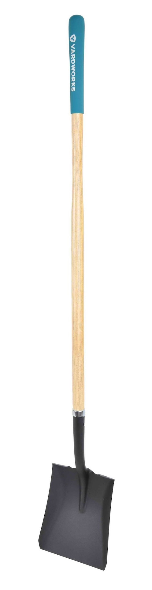 Yardworks Steel Square-Point Long-Handle Spade Shovel, 60-in Wooden Shaft W2