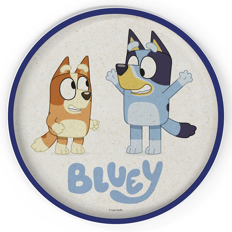 Zak Designs Bluey Bamboo Fibre Plate, 8-in X9