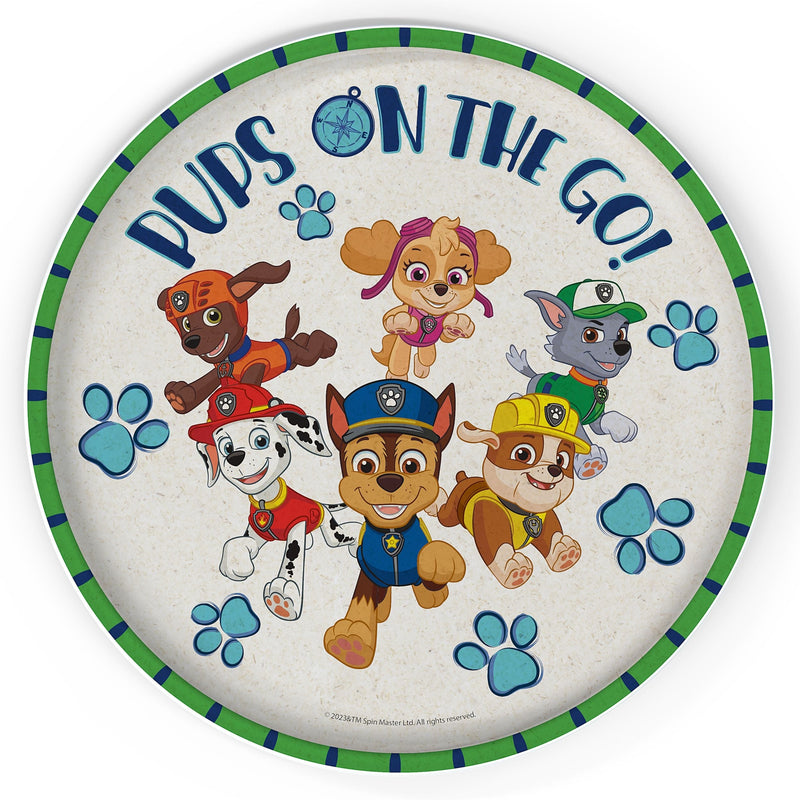 Zak Designs Paw Patrol Bamboo Fibre Plate, 8-in R5