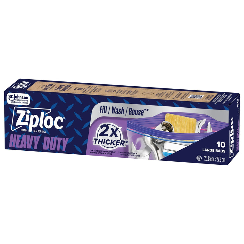 Ziploc Heavy Duty Bags, 10pk G8