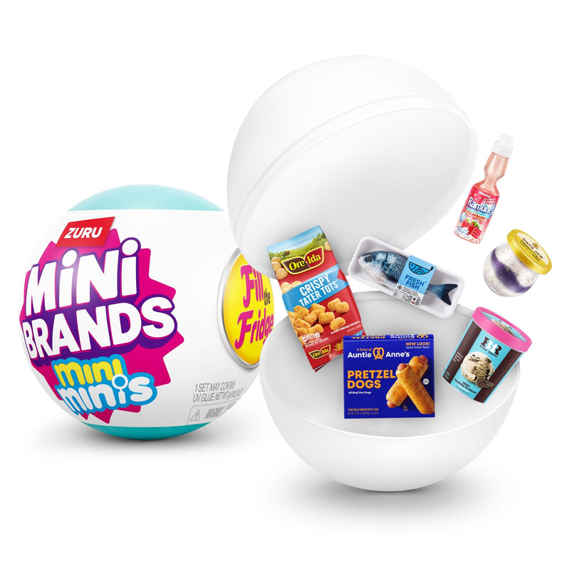 Zuru Mini Brands Mini Minis Fill the Fridge Miniature Toys E0