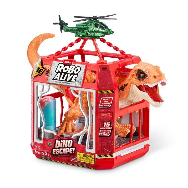 Zuru Robo Alive Dino Escape Series 1 Dinosaur Playset O2