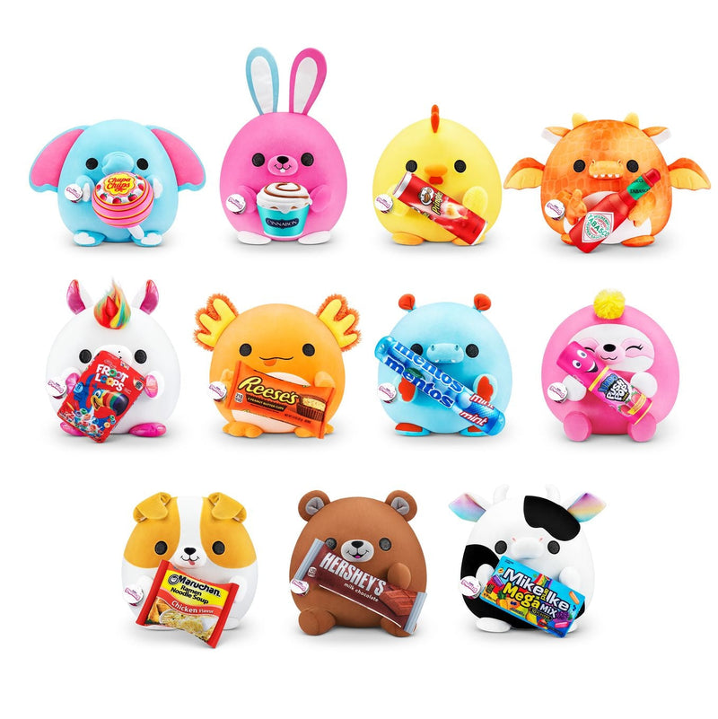 ZURU Snackles Collectible Plush Toy, Medium, 14-in, Assorted E7