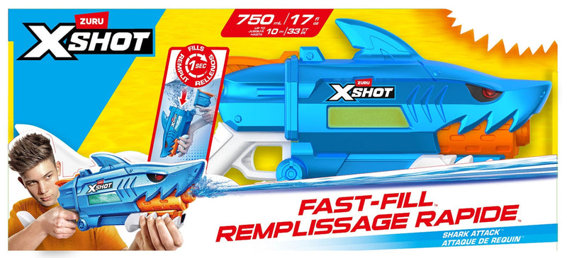 Zuru X Shot Shark Fast Fill Water Blaster with Fast-Fill Technology, 750-mL G1