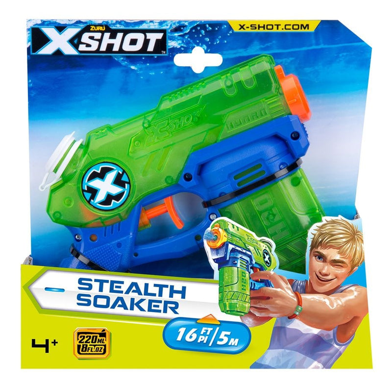 ZURU X-Shot Stealth Soaker Water Blaster, Kids' Outdoor Summer Water Toy, Age 4+ A2